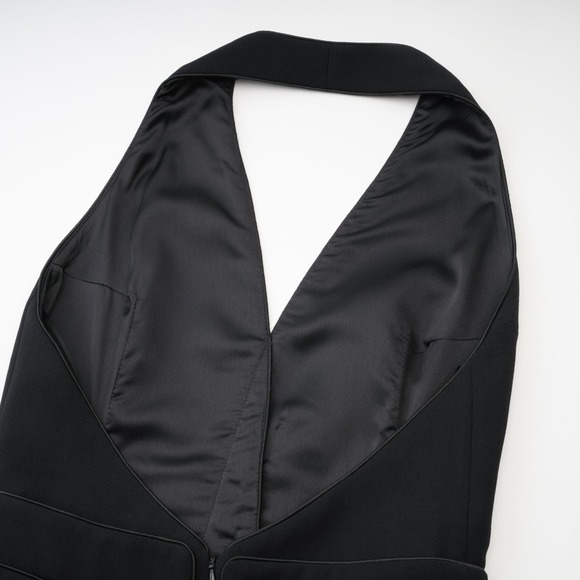 Commense HALTERNECK BLACK MINI DRESS‎ SIZE XL/12 - Picture 14 of 15